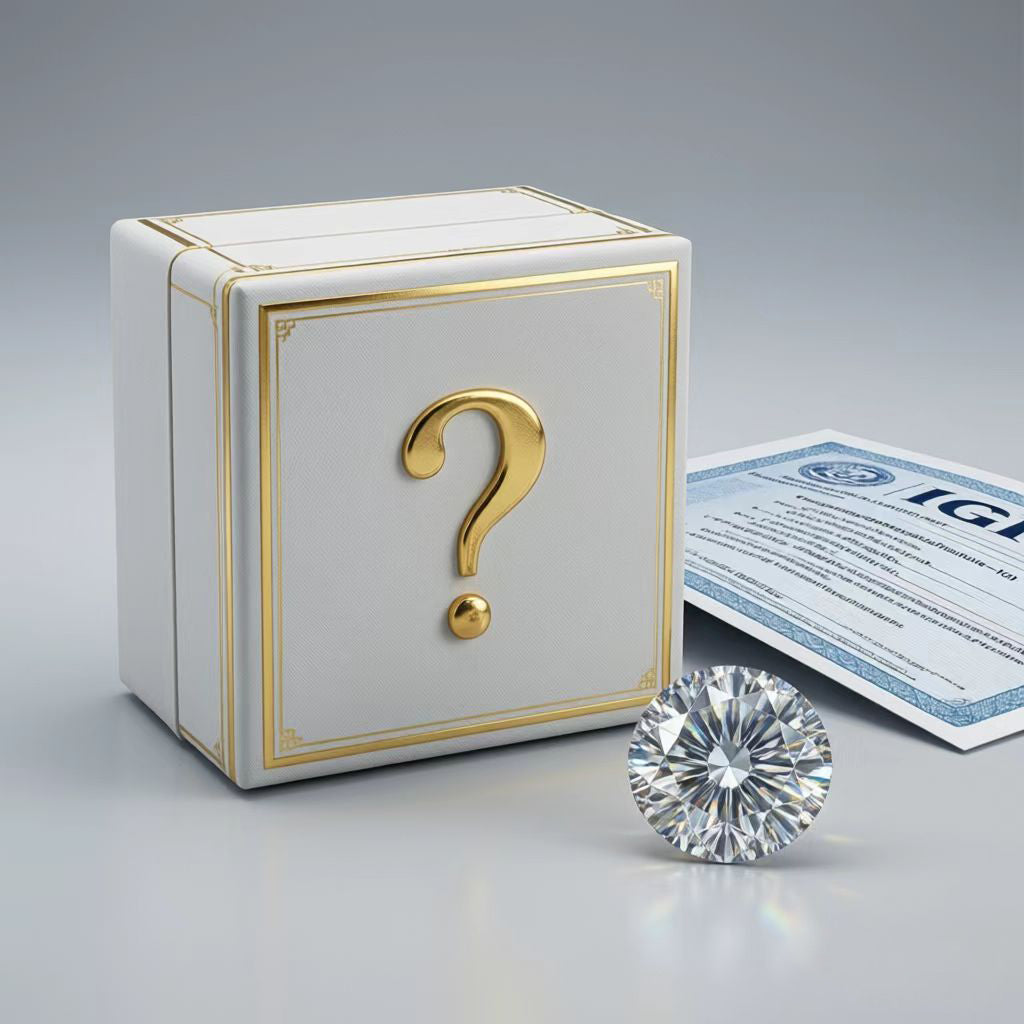 Lab Grown Diamond Mystery Box - IGI Certified 1.5-2ct - Loose Diamond Surprise Box